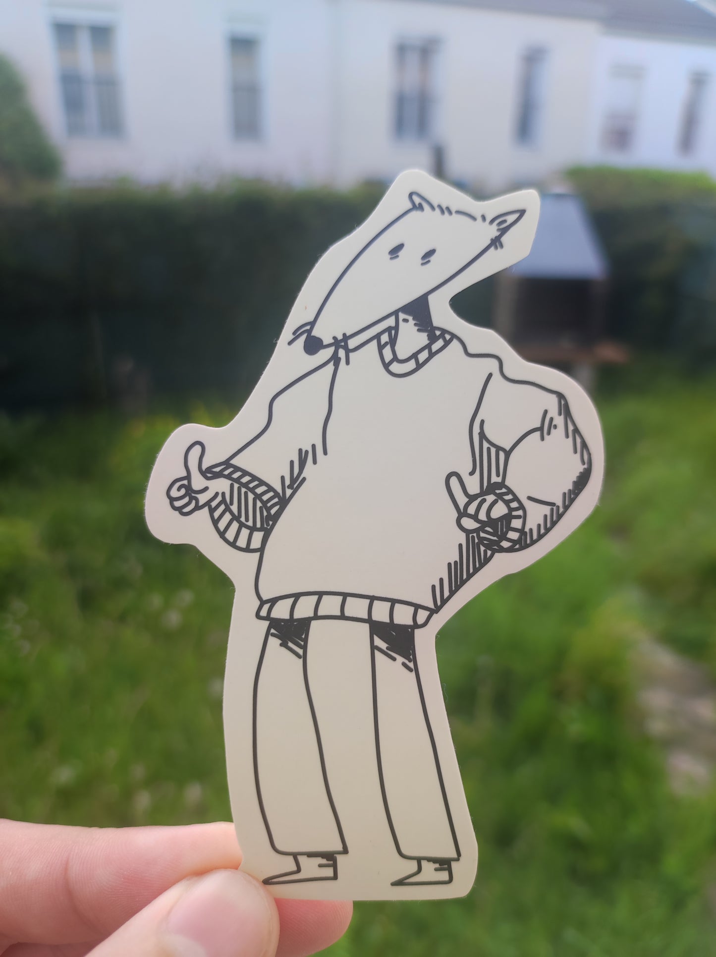 Pack Stickers Egg-shell "Rat x Art"